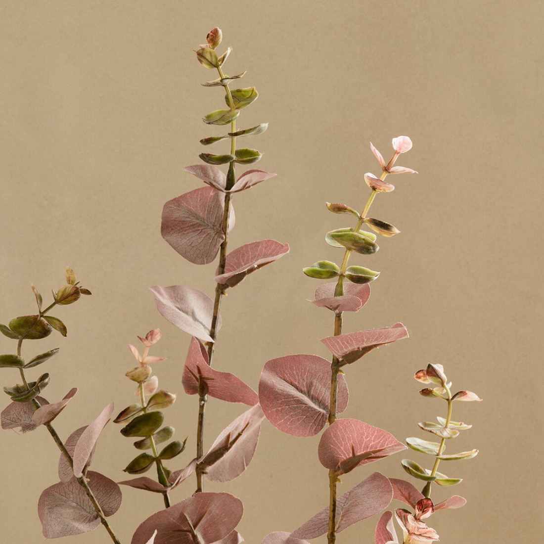 Rosa pianta artificiale Eucalyptus