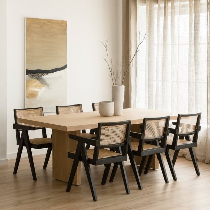 Tavolo moderno in legno rovere 'Hope